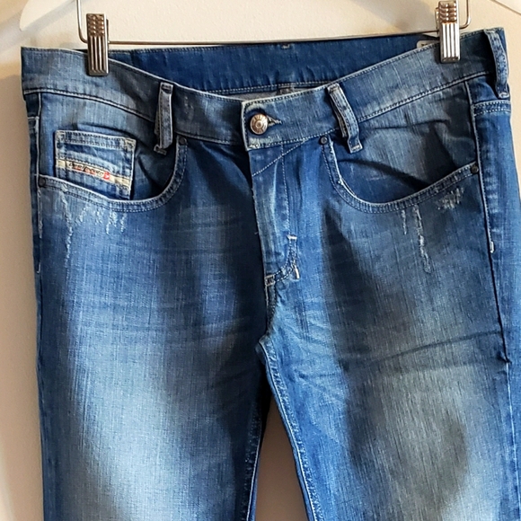 Diesel Louv Boot Fade Wash Stretch Slim Boot Cut Woman W 31 L 32 NWOT - Picture 3 of 13